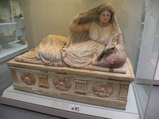  sarcophage étrusque, British Museum
